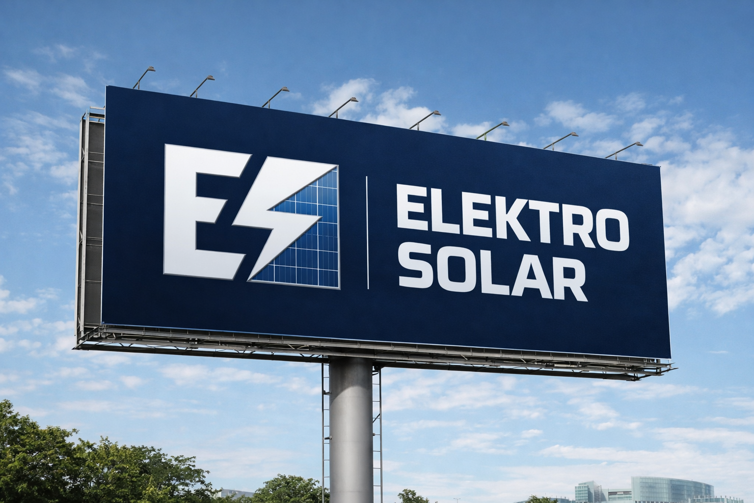 Elektro Solar billboard i vizuelni identitet firme